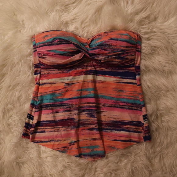 LIZ CLAIBORNE Tankini top size 8 - Picture 2 of 7
